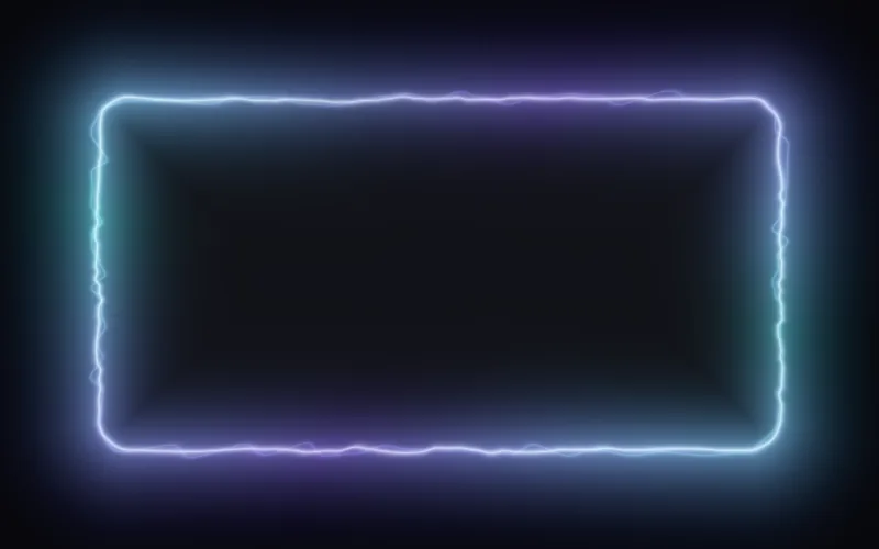 Electric Border shader preview: Living energy crackling around a card's edge.